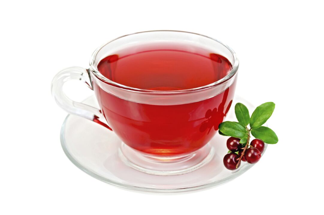 Quickly relieves inflammation in cystitis cranberry drink