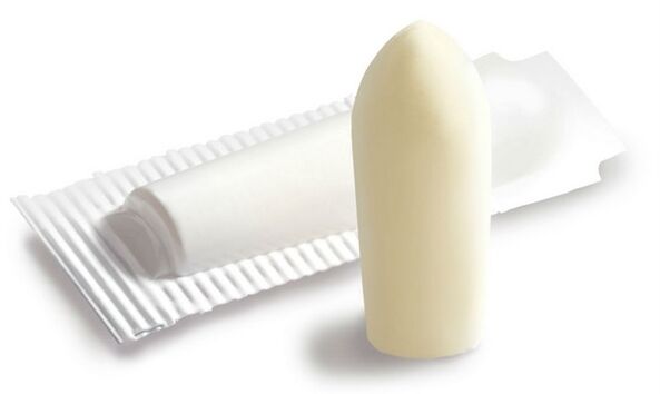 Vaginal candles to treat cystitis in women